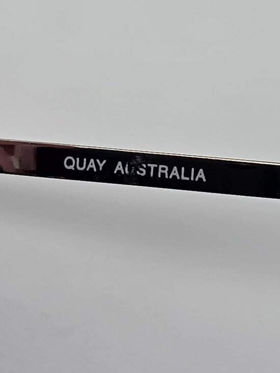 Quay Australia Star Dust Silver Pink Frame Pink Mirror Lens Cat Eye Sunglasses main image 15